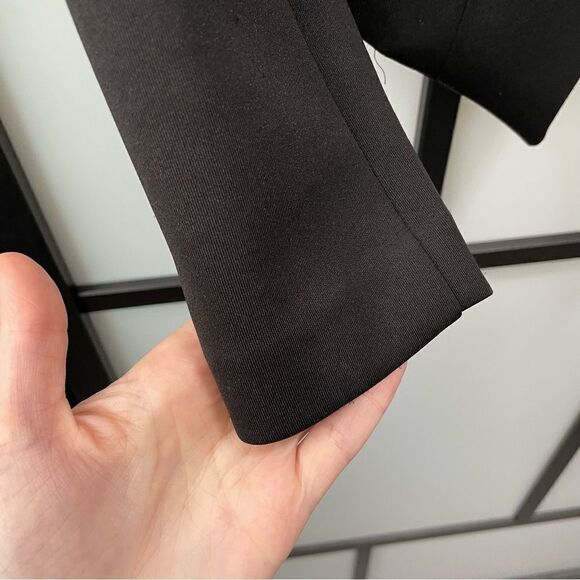 [S] Forever 21 Women’s Structured Black Blazer with Decorative Gold Buttons - Picture 11 of 15